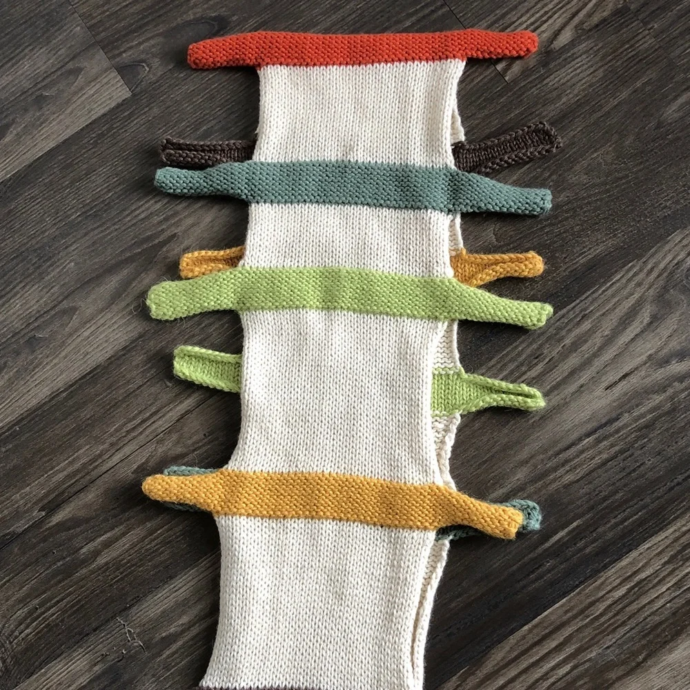 Little Journeys Chicago Alpaca Blend Scarf Quirky Eclectic Boho Multicolor
